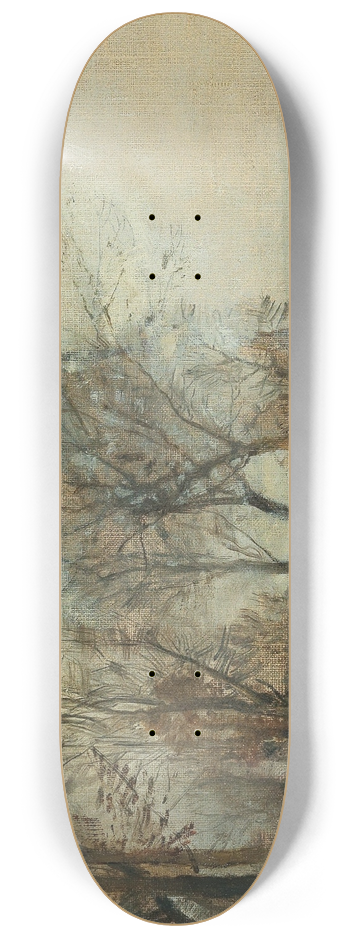 Emil Jakob Schindler - Danube meadows 8.25 inch art skate deck