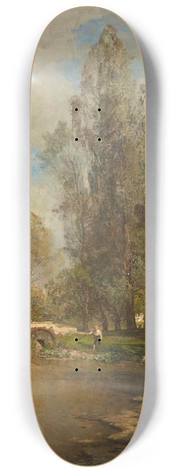 Emil Jakob Schindler - Hackinger Au 8.25 inch art skate deck