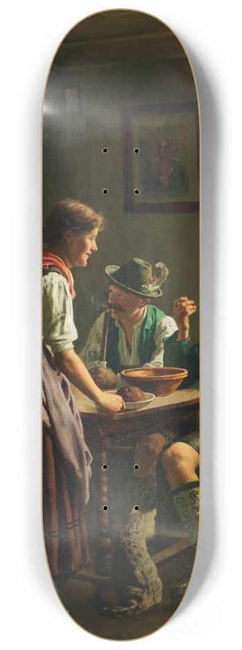 Emil Rau - A Meal in the Mountains 8.25 inch art skate deck
