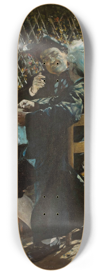 Aleksander Gierymski - Priest in conversation with a man in a frock coat 8.25 inch art skate deck