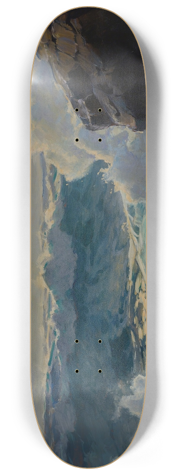 Frederick Judd Waugh - Breaking Waves 8.25 inch art skate deck