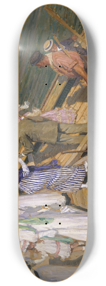 E Phillips Fox - The ferry 8.25 inch art skate deck