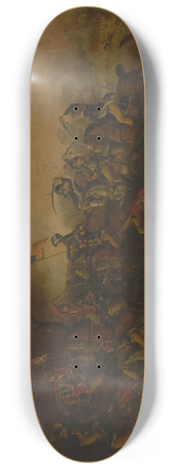 Frederick Kemmelmeyer - Battle ofCowpens 8.25 inch art skate deck