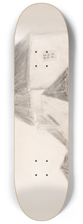 Erasmus Von Engert - Sketchbook drawings pl1 8.25 inch art skate deck