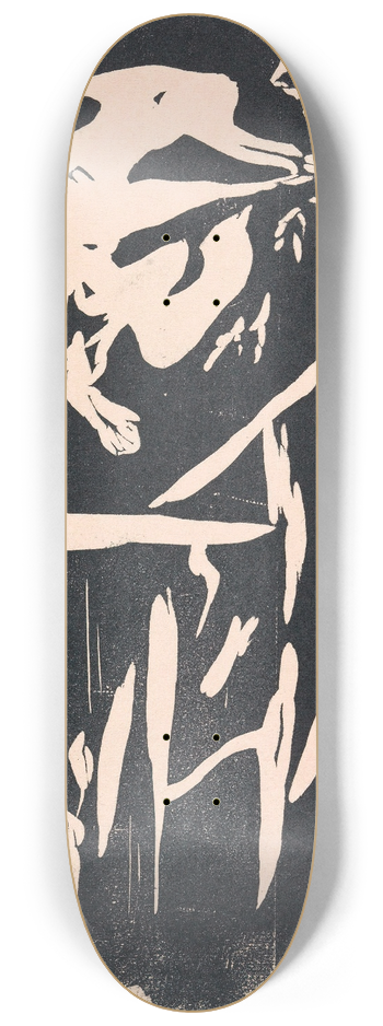 Erich Wichmann - Abstracte compositie 8.25 inch art skate deck