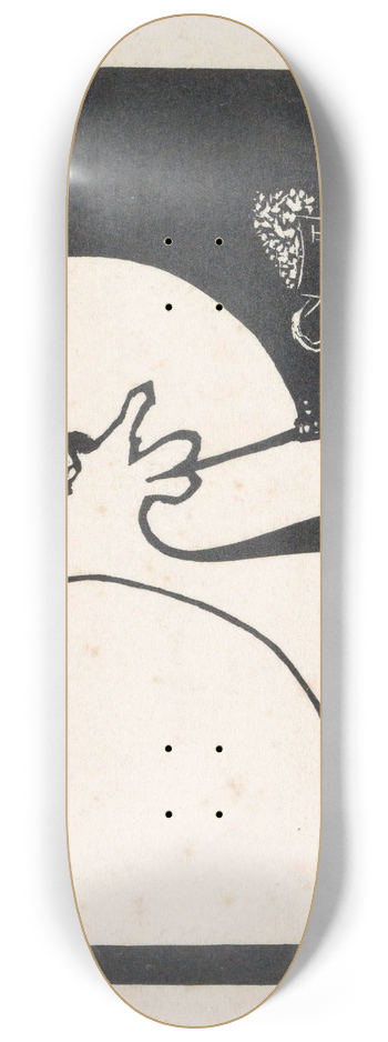 Erich Wichmann - Geabstraheerde figuur 8.25 inch art skate deck