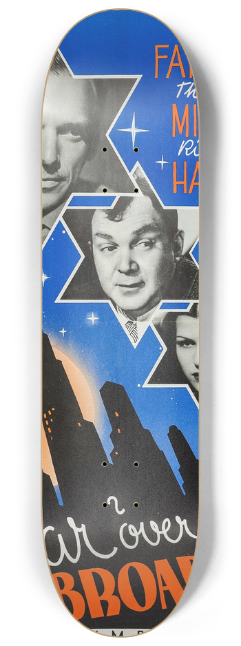 Eric Rohman - Angels Over Broadway 8.25 inch art skate deck