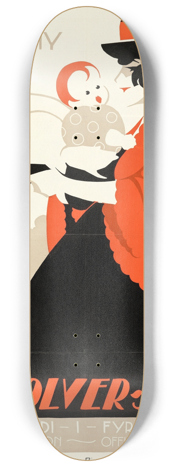 Eric Rohman - Battling Jane 8.25 inch art skate deck