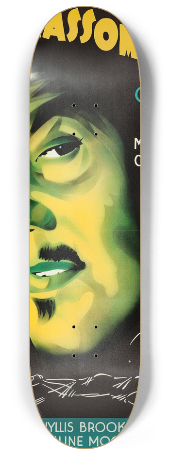 Eric Rohman - Charlie Chan in Reno 8.25 inch art skate deck