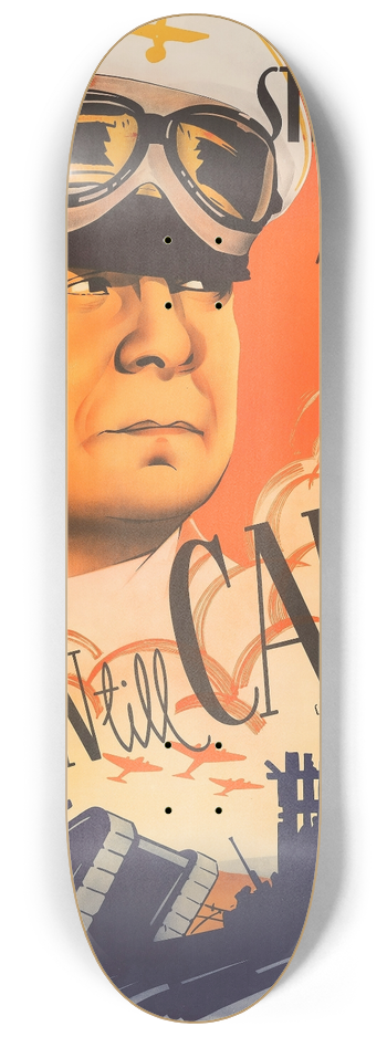 Eric Rohman - Five Graves to Cairo 8.25 inch art skate deck