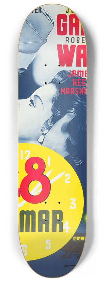 Eric Rohman - The Clock 8.25 inch art skate deck