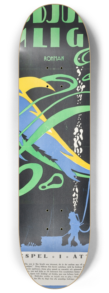 Eric Rohman - The Submarine Eye 8.25 inch art skate deck