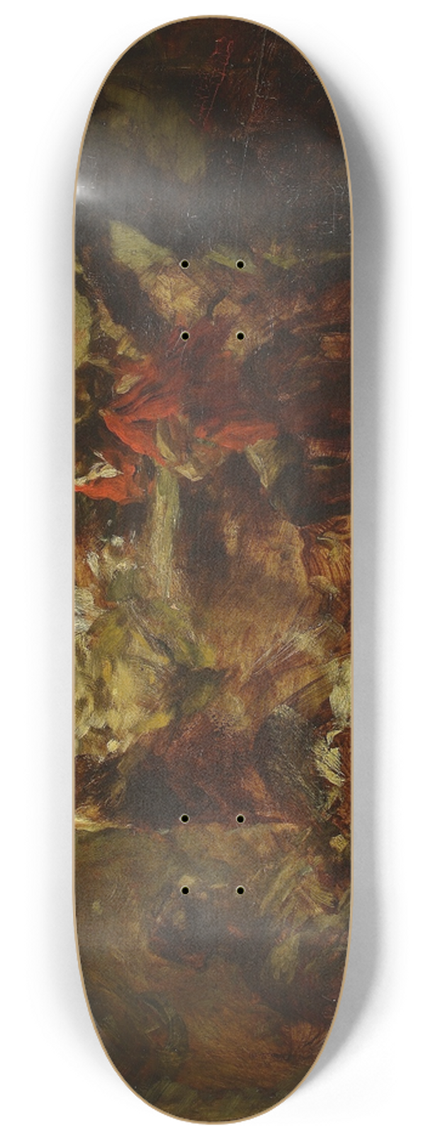 Aleksander Gierymski - Tavern in Rome, sketch 8.25 inch art skate deck