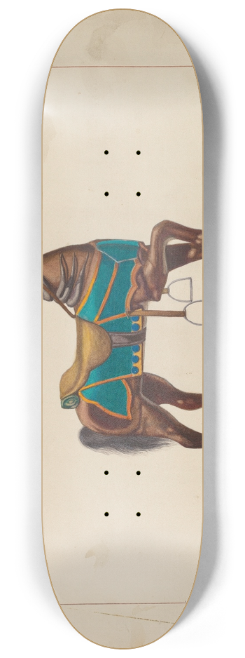 Ernest A. Towers - Carousel Horse 8.25 inch art skate deck
