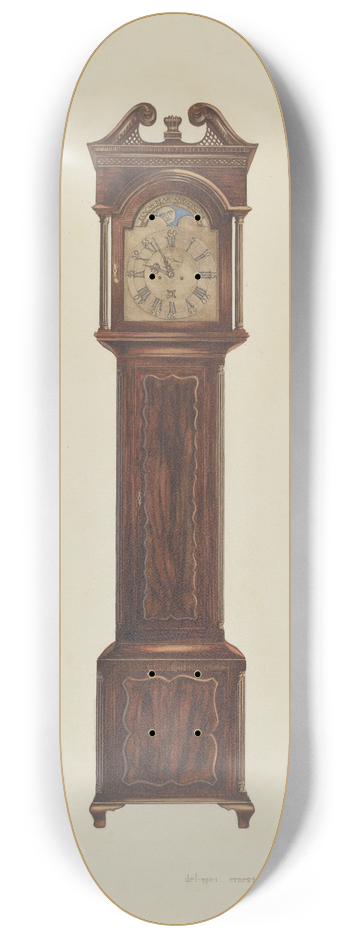 Ernest A. Towers, Jr. - Duncan Beard Grandfather Clock 8.25 inch art skate deck