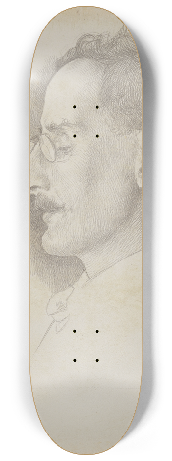 Ernest Haskell - Unidentified Man 8.25 inch art skate deck