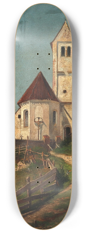 Ernestine von Kirchsberg - Dorfkirche 8.25 inch art skate deck