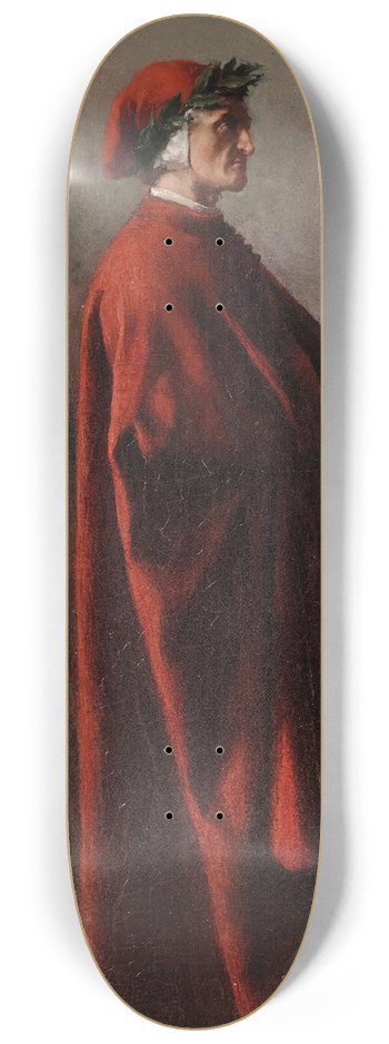 Ernest Meissonier - Dante 8.25 inch art skate deck