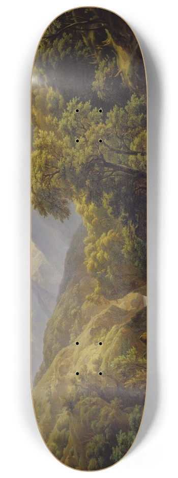 Ernst Fries - Mountainscape 8.25 inch art skate deck