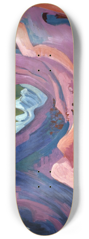Ernst Ludwig Kirchner - Amselfluh 8.25 inch art skate deck
