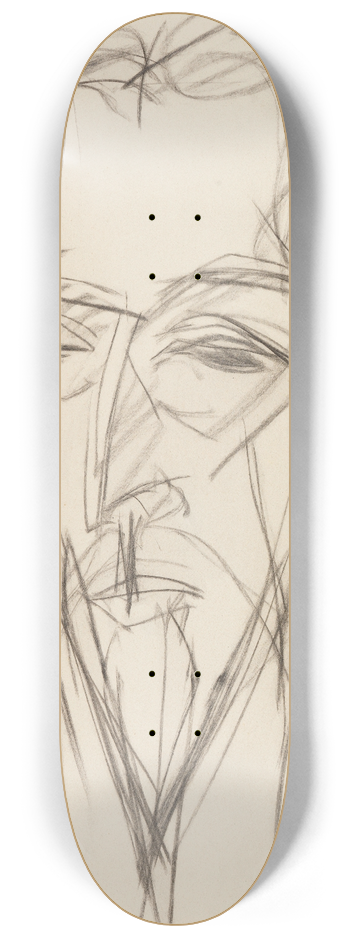 Ernst Ludwig Kirchner - Bildnis Botho Graef 8.25 inch art skate deck
