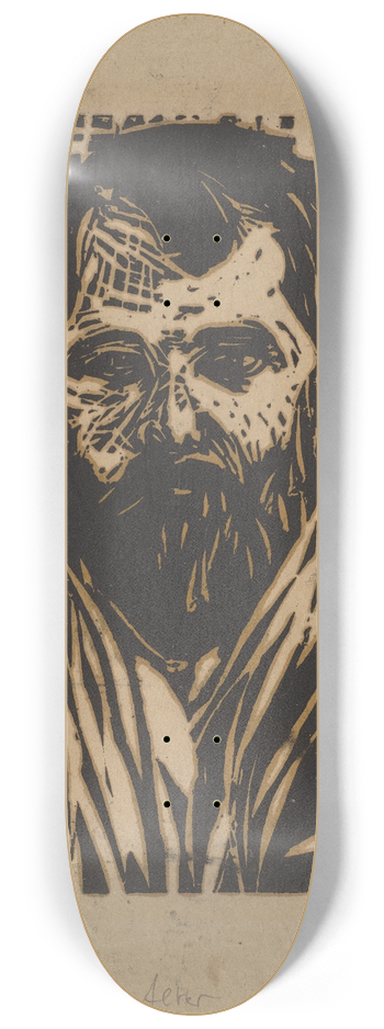 Ernst Ludwig Kirchner - Brtiger Alter 8.25 inch art skate deck