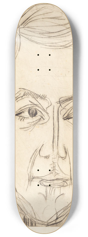 Ernst Ludwig Kirchner - Dr. Hans Btow 8.25 inch art skate deck