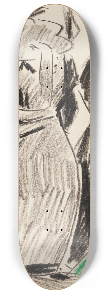 Ernst Ludwig Kirchner - Frau vor dem Spiegel 8.25 inch art skate deck