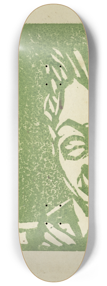 Ernst Ludwig Kirchner - Glasblser (Walter Kirchner) 8.25 inch art skate deck