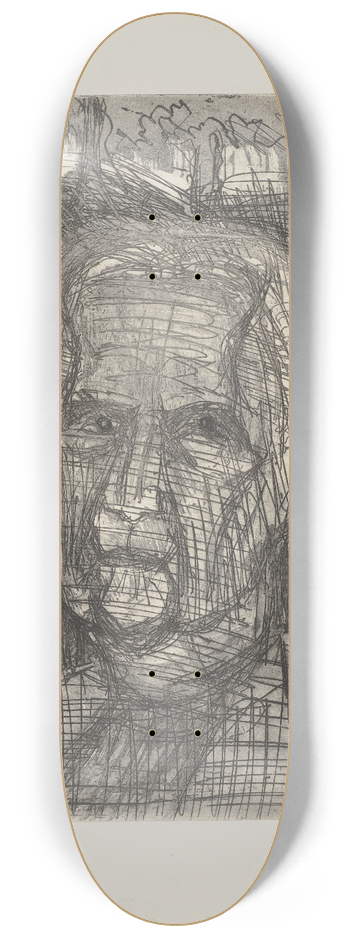 Ernst Ludwig Kirchner - Kopf Frau Louise Bauer I 8.25 inch art skate deck
