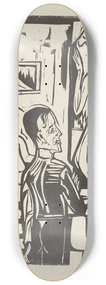 Ernst Ludwig Kirchner - Laprs midi du peintre 8.25 inch art skate deck
