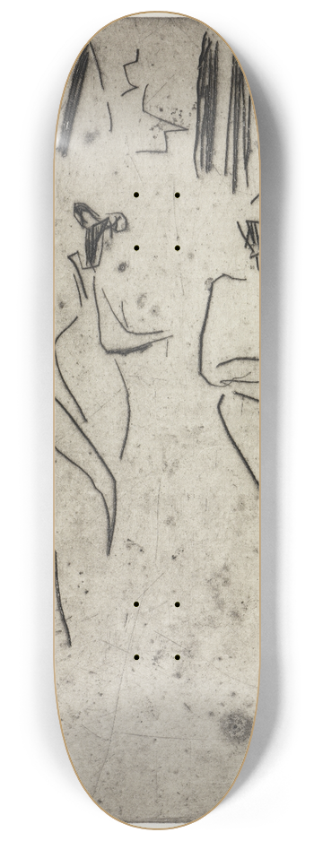 Ernst Ludwig Kirchner - Moritzburger Badende im Gestrpp 8.25 inch art skate deck