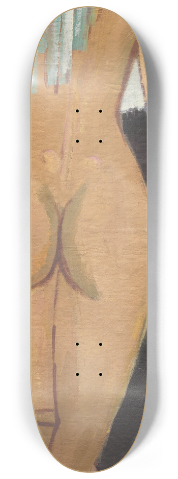 Ernst Ludwig Kirchner - Nude Figure (reverse) 8.25 inch art skate deck
