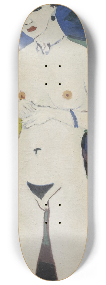 Ernst Ludwig Kirchner - Nude with Hat 8.25 inch art skate deck