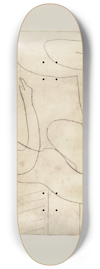 Ernst Ludwig Kirchner - Paar in der Bibliothek 8.25 inch art skate deck