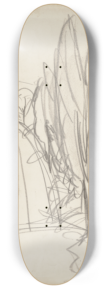 Ernst Ludwig Kirchner - Road in the Taunus 8.25 inch art skate deck