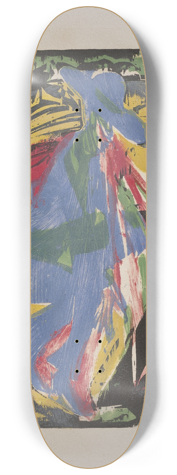 Ernst Ludwig Kirchner - Schlemihls Encounter with the Shadow 8.25 inch art skate deck