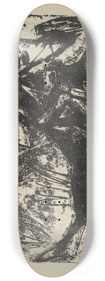 Ernst Ludwig Kirchner - Steigendes Pferd mit Reiter 8.25 inch art skate deck