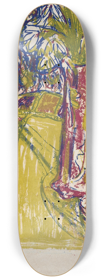 Ernst Ludwig Kirchner - Still Life 8.25 inch art skate deck