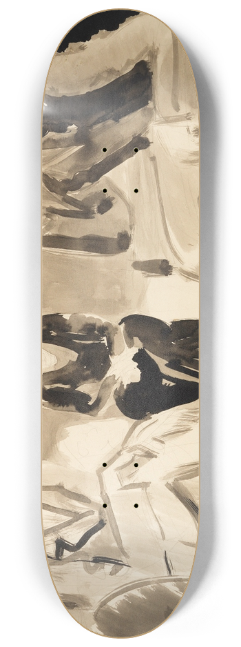 Ernst Ludwig Kirchner - Unterhaltung 8.25 inch art skate deck