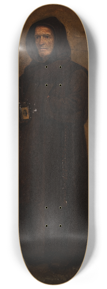 Ernst Meyer - A Franciscan Monk 8.25 inch art skate deck