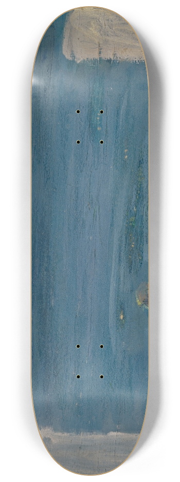 Ernst Schiess - At the Harbour of Palma de Mallorca 8.25 inch art skate deck