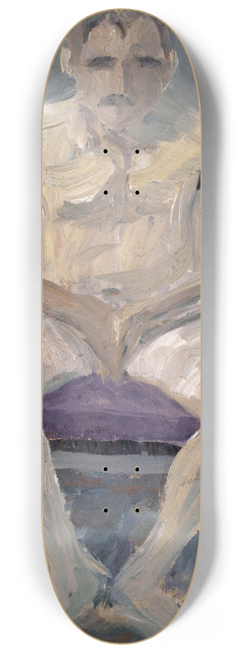 Ernst Schiess - Nude on a Upholstered Chair 8.25 inch art skate deck