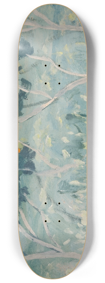 Ernst Schiess - Orange Trees 8.25 inch art skate deck