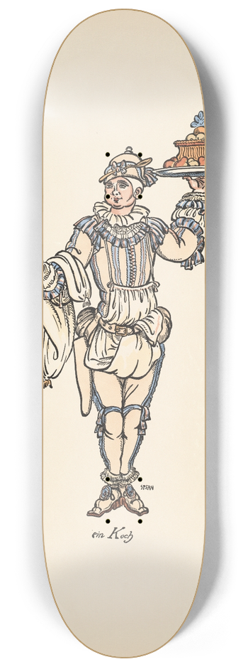 Ernst Stern - Ein Koch 8.25 inch art skate deck