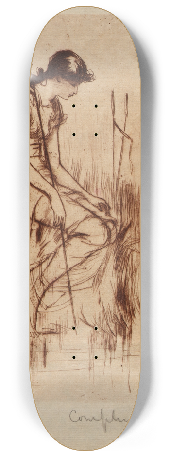 Frederick Stuart Church - Dreamers 8.25 inch art skate deck