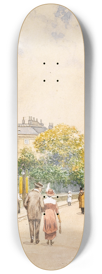 Erwin Pendl - Beim Volksgarten 8.25 inch art skate deck