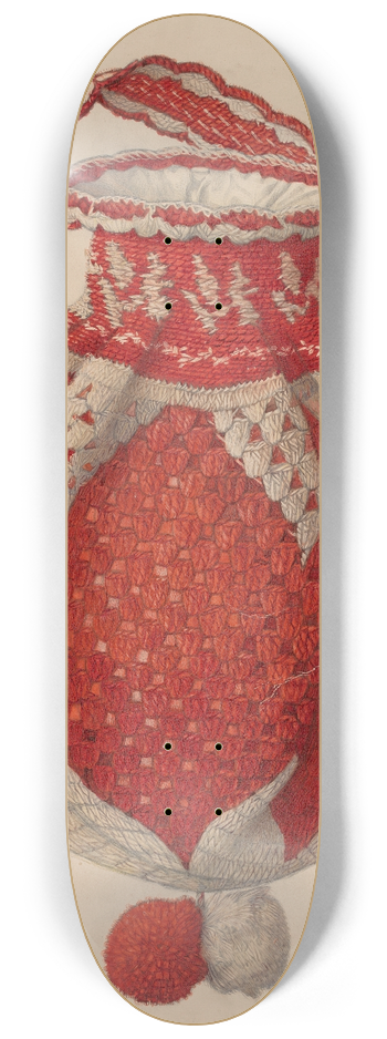 Erwin Schwabe - Crocheted Handbag 8.25 inch art skate deck