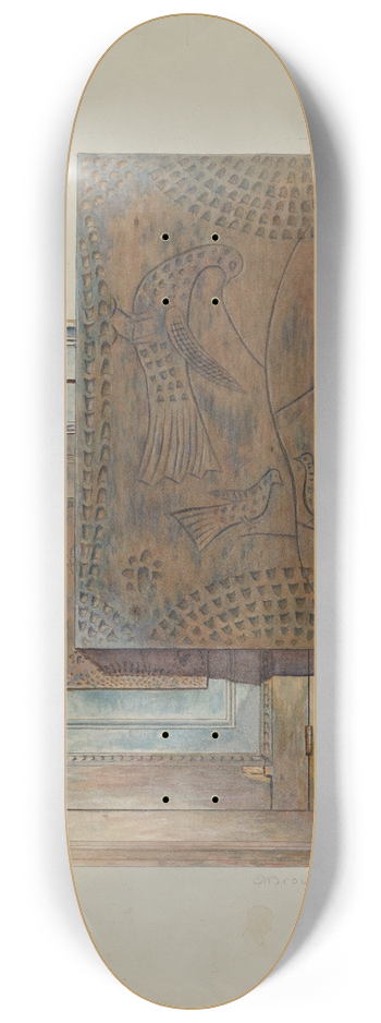 Ethelbert Brown - Wall Cabinet 8.25 inch art skate deck