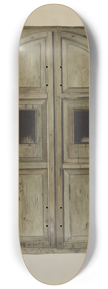 Ethel Dougan - Doors to Confessional 8.25 inch art skate deck